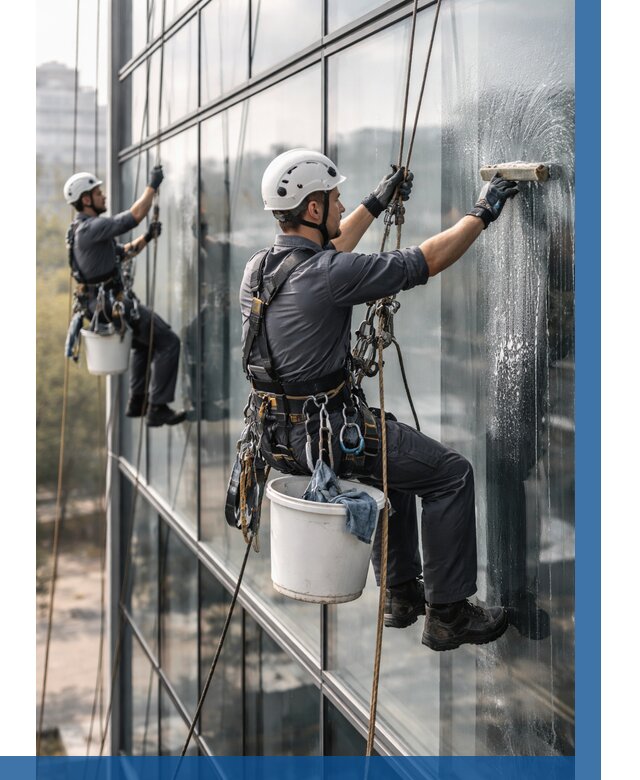 Мойка сплошного остекления в Лиски, заказать от 328 р.| ВЫСОТНИК-Лск