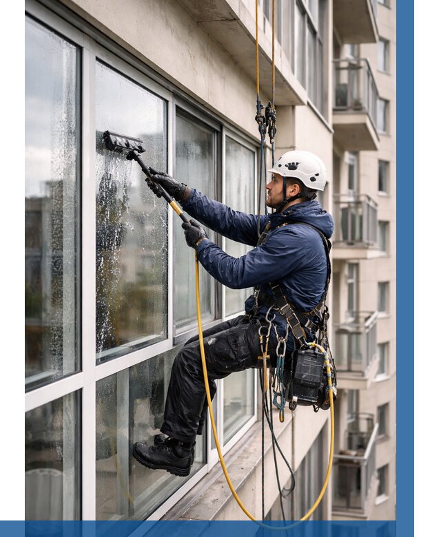 Мойка балконного остекления в Лиски от 3829 р. | ВЫСОТНИК-Лск