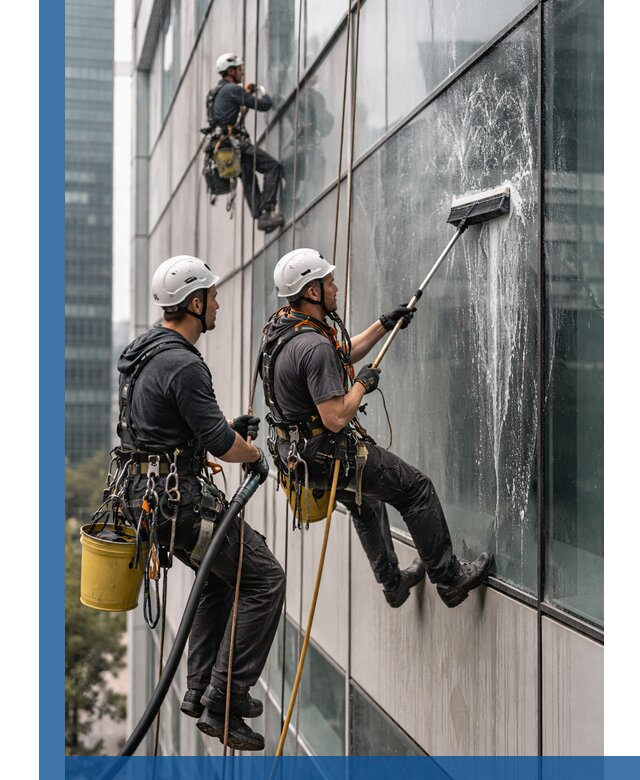Профессиональная высотная мойка фасадов зданий в Лиски