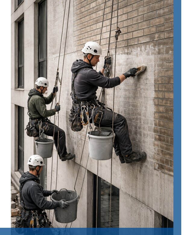 Удаление высолов с фасада в Лиски от 274 р. | ВЫСОТНИК-Лск