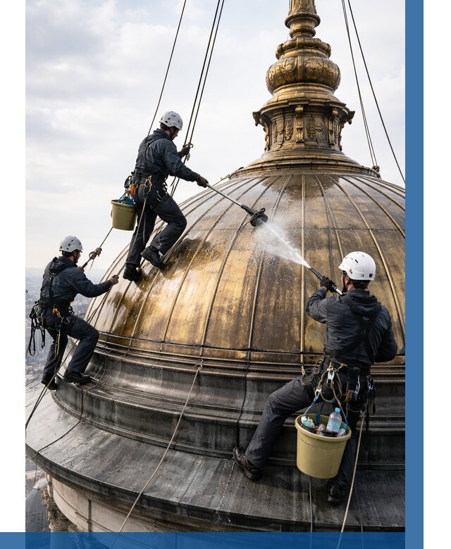 Мойка куполов и шпилей в Лиски от 8753 р. - заказать | ВЫСОТНИК-Лск