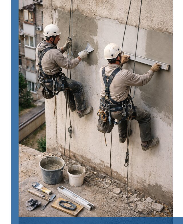 Комплексный ремонт штукатурного фасада с гарантией в Лиски