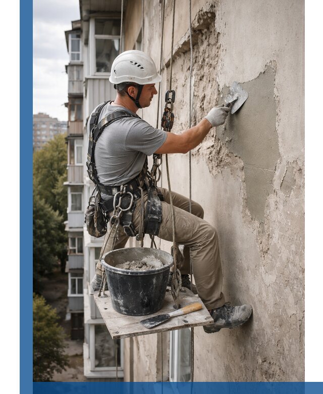 Восстановление фасадной штукатурки в Лиски с гарантией качества