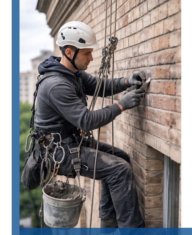 Качественный ремонт кирпичной кладки фасада в Лиски с гарантией