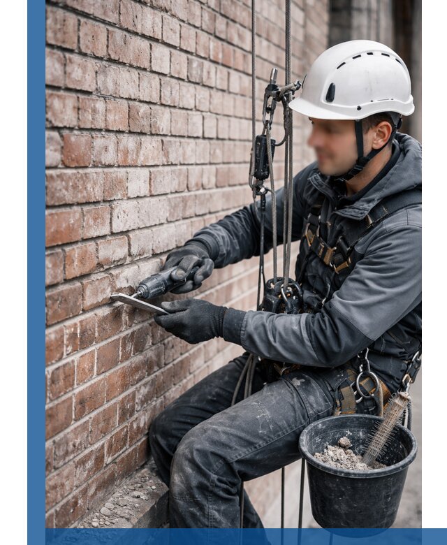 Расшивка кирпичных швов фасадов и стен, ремонт в Лиски