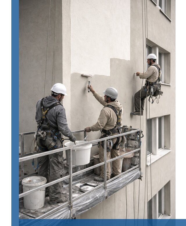 Покраска оштукатуренного фасада в Лиски под ключ с гарантией