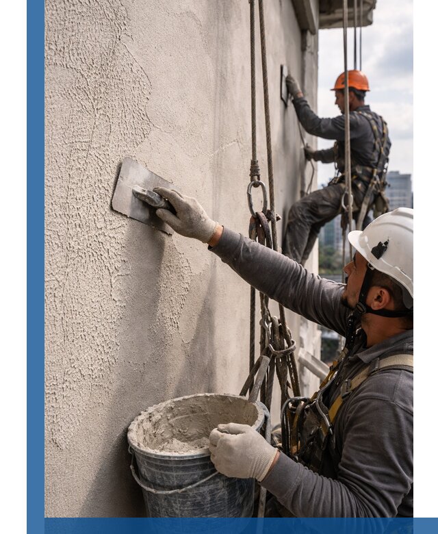 Декоративная штукатурка фасада с утеплением и защитой в Лиски