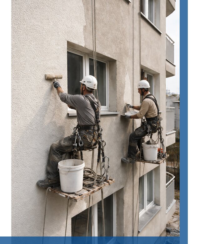 Нанесение короеда на фасад в Лиски от 492 р. | ВЫСОТНИК-Лск