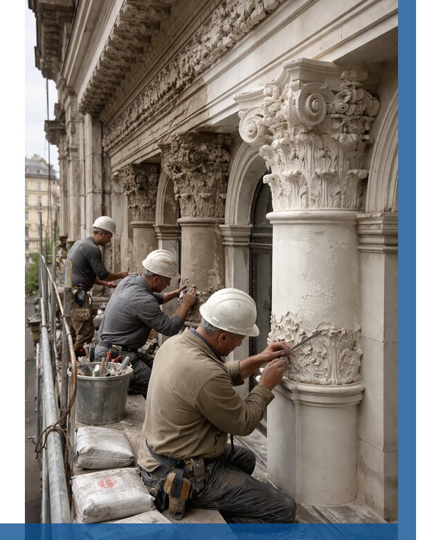 Реставрация фасадной лепнины в Лиски от 2735 р. | ВЫСОТНИК-Лск