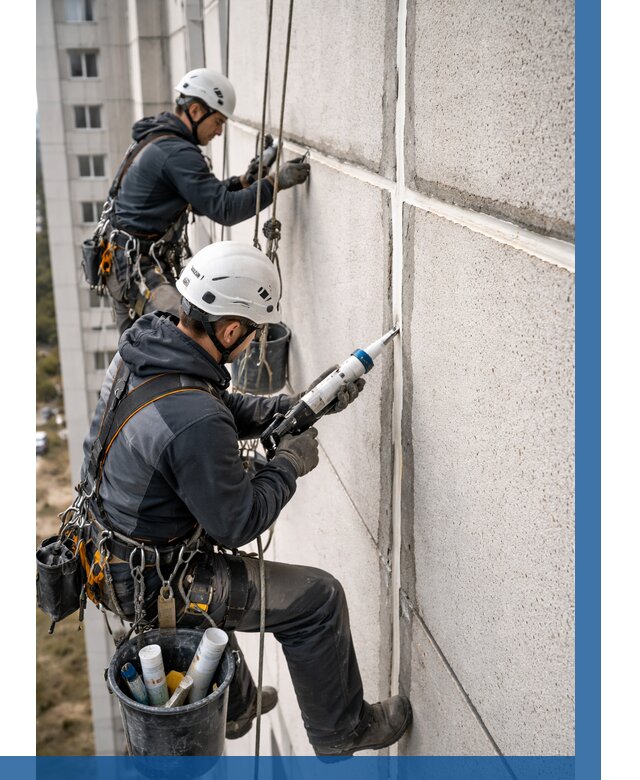 Герметизация межпанельных швов в Лиски от 766 р. | ВЫСОТНИК-Лск