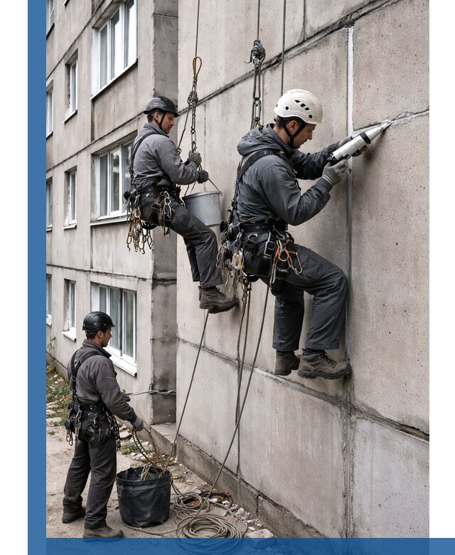 Герметизация межпанельных швов в Лиски с гарантией герметичности