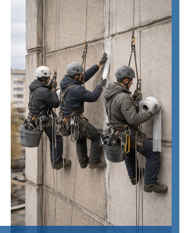 Ремонт межпанельных швов в Лиски от 821 р. | ВЫСОТНИК-Лск