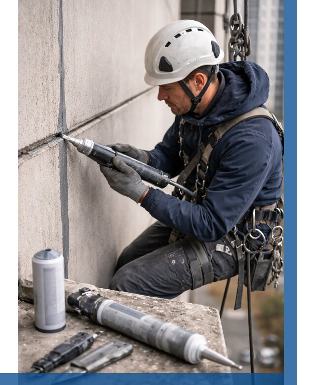 Вторичная герметизация швов в Лиски от 492 р. | ВЫСОТНИК-Лск