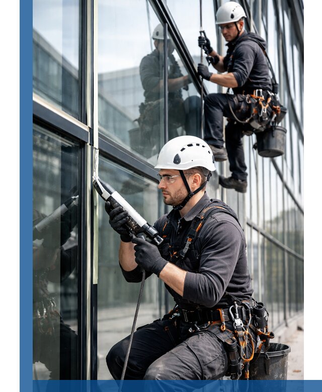 Герметизация витражных швов в Лиски для зданий и фасадов