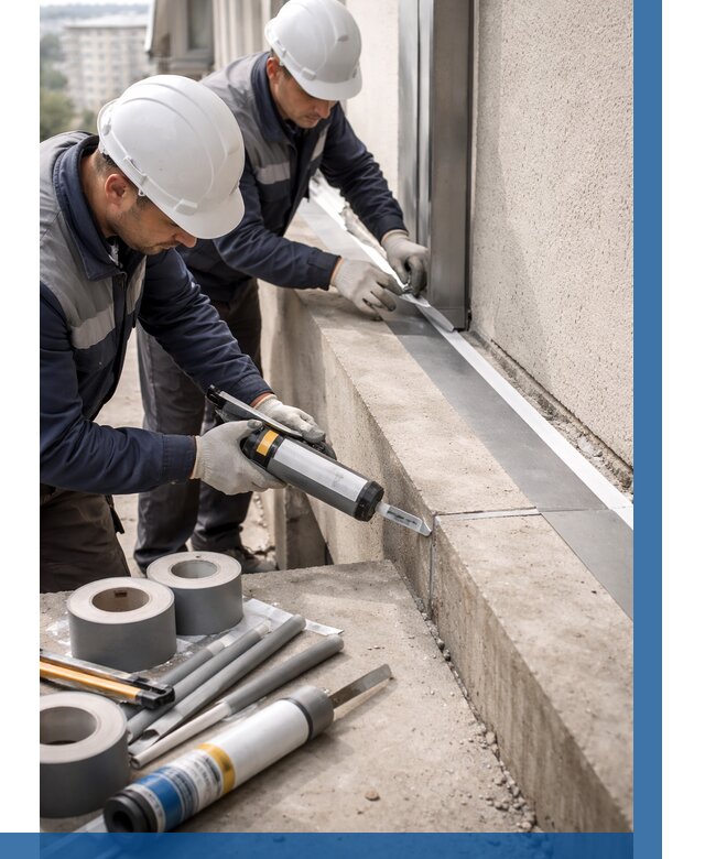 Герметизация примыкания балкона в Лиски от 4923 р. | ВЫСОТНИК-Лск