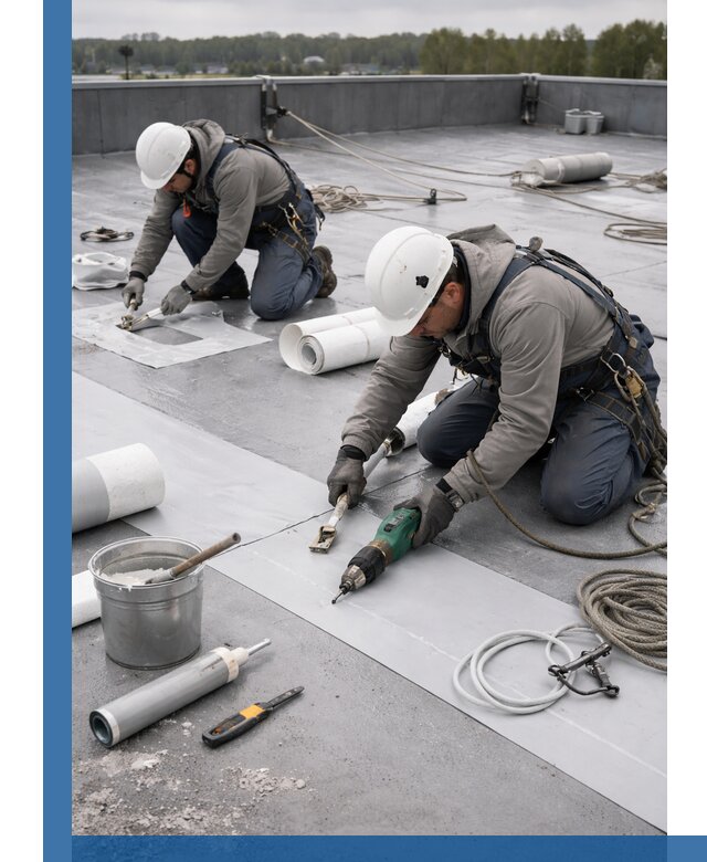 Ремонт мембранной кровли в Лиски качественно и с гарантией