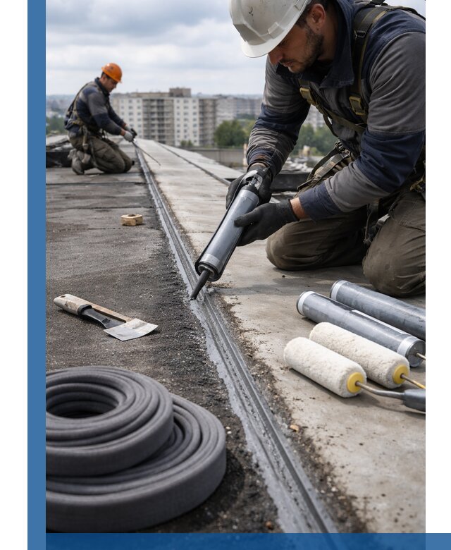 Герметизация швов кровли в Лиски с гарантией герметичности