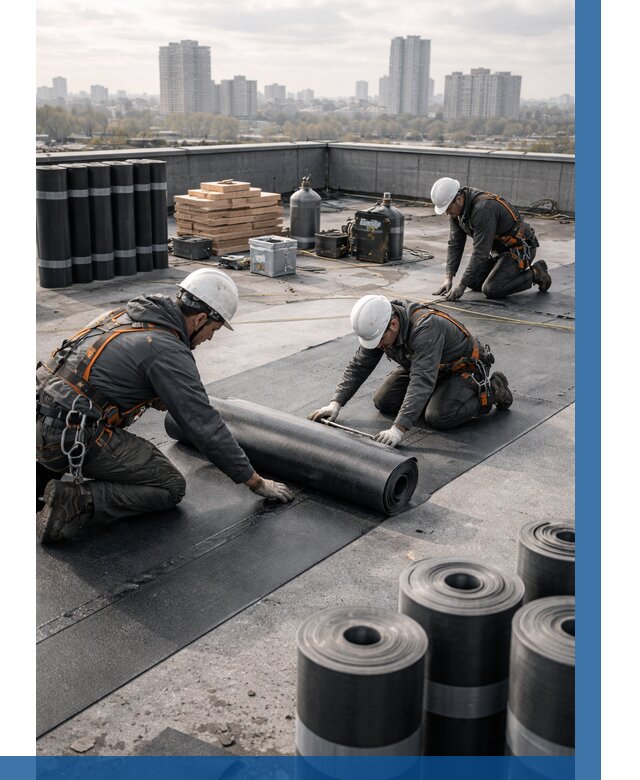 Монтаж мягкой кровли под ключ в Лиски от 492 р. | ВЫСОТНИК-Лск