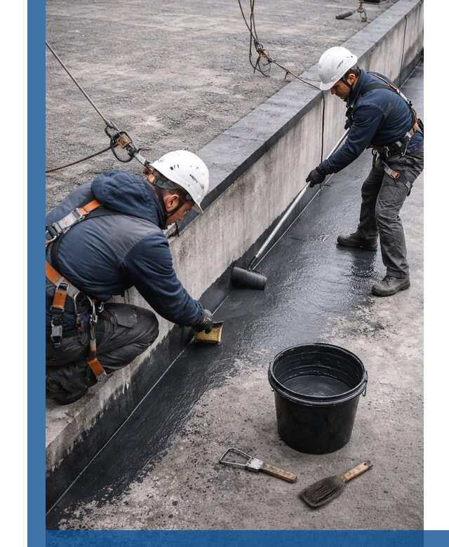 Гидроизоляция кровли жидкой резиной профессионально в Лиски