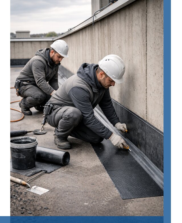 Гидроизоляция примыканий на кровле в Лиски от 985 р. | ВЫСОТНИК-Лск