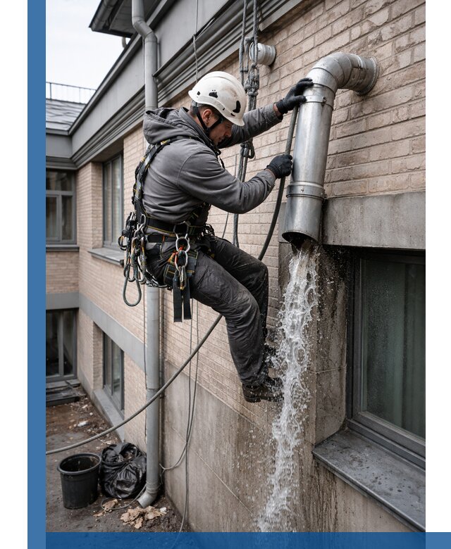 Профессиональная прочистка водосточных труб в Лиски с гарантией