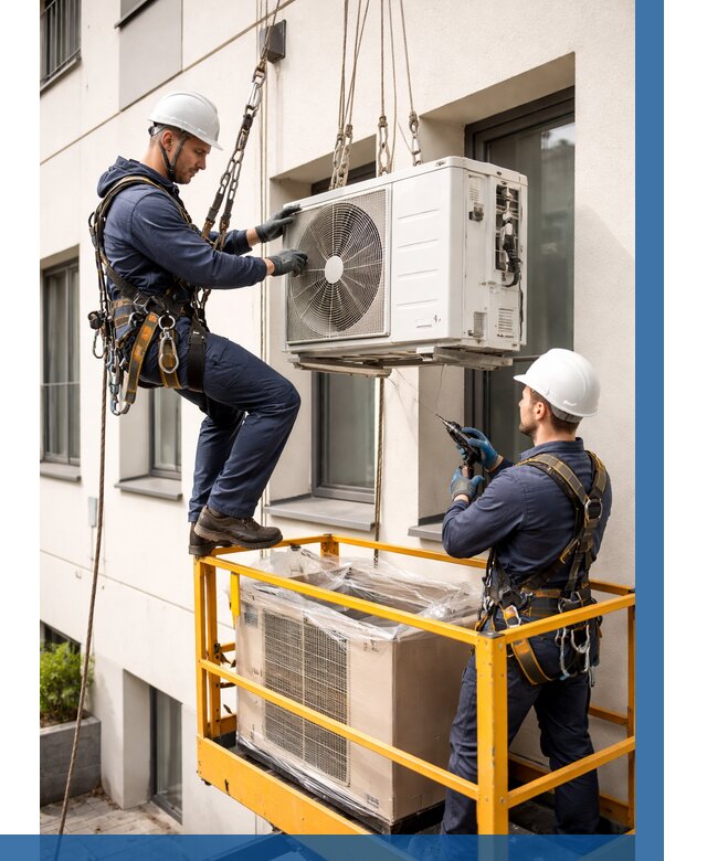 Демонтаж внешнего блока кондиционера в Лиски от 3829 р. | ВЫСОТНИК-Лск