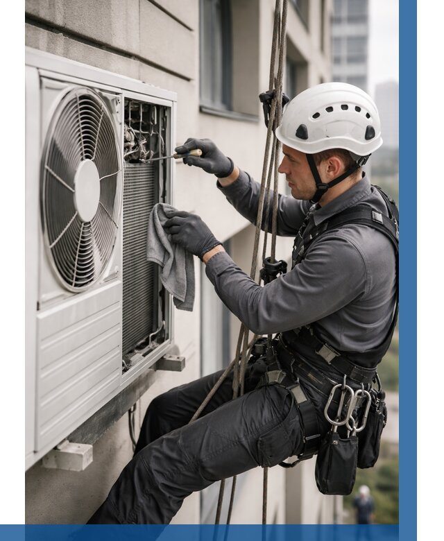 Обслуживание внешнего блока кондиционера в Лиски от 2954 р.ВЫСОТНИК-Лск