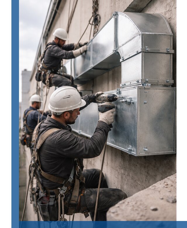 Профессиональный монтаж вентиляционных коробов в Лиски под ключ