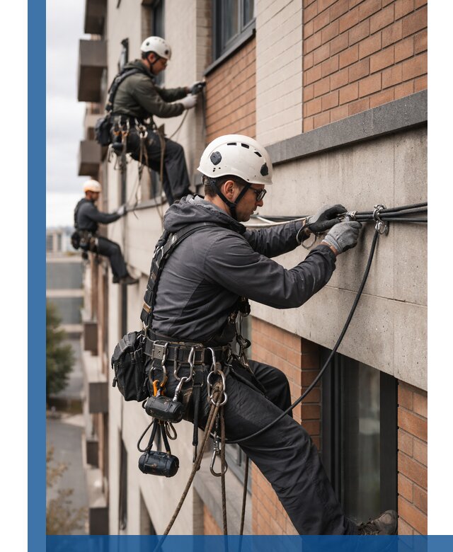 Крепление кабеля на фасаде монтаж и крепеж в Лиски