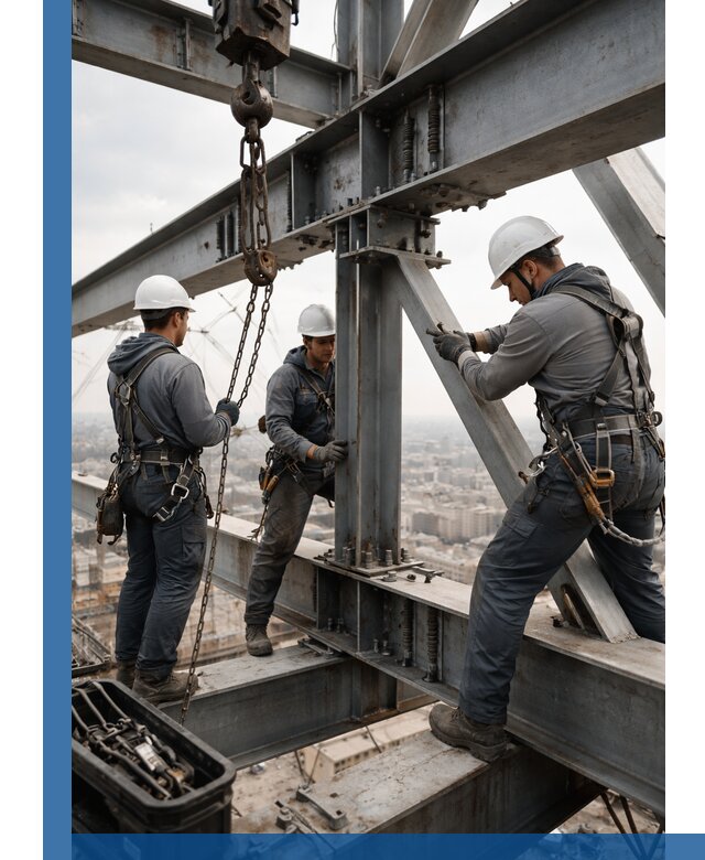 Профессиональный монтаж металлоконструкций на высоте в Лиски