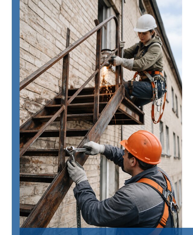 Ремонт и восстановление пожарных лестниц с выездом в Лиски