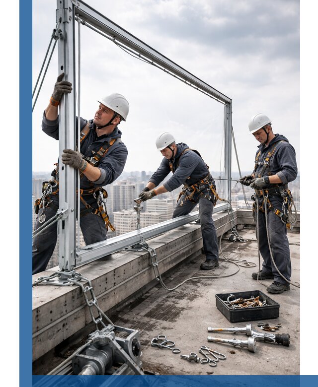 Монтаж крышных рекламных конструкций под ключ в Лиски