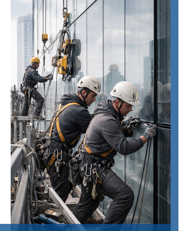 Структурное остекление фасадов в Лиски от 10394 р. | ВЫСОТНИК-Лск