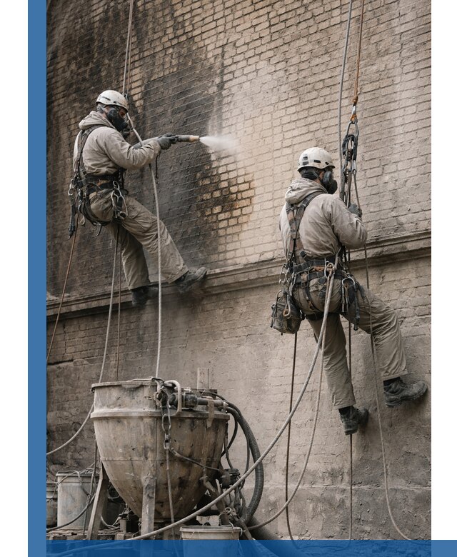 Пескоструйная очистка фасадов в Лиски профессионально