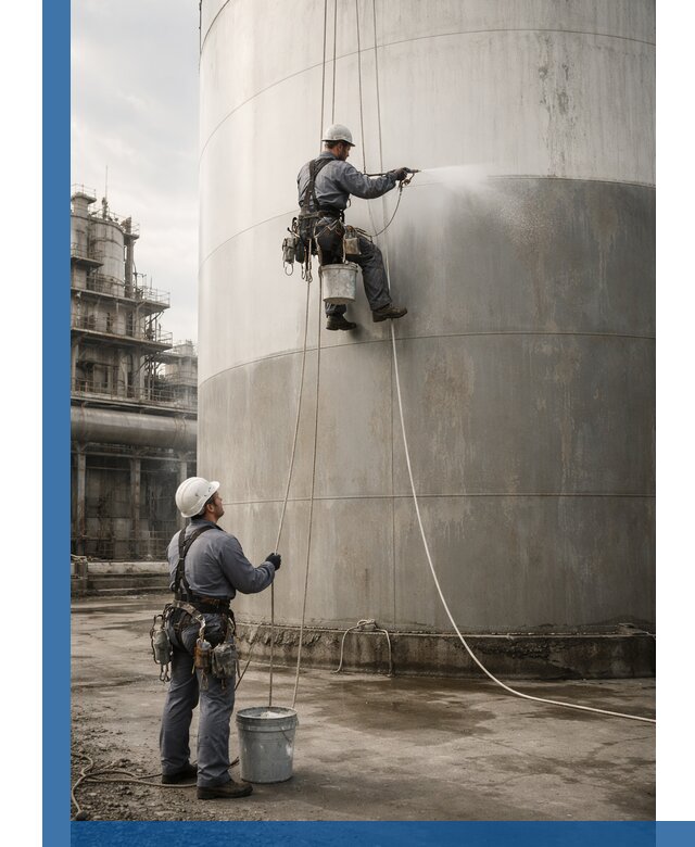 Покраска стальных резервуаров и емкостей в Лиски профессионально