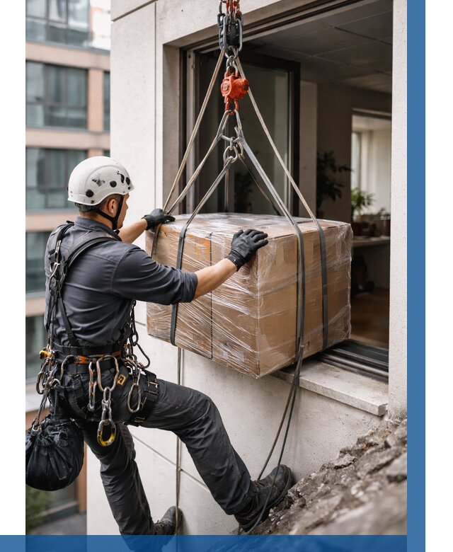 Подъем груза через окно в Лиски от 4923 р. | ВЫСОТНИК-Лск