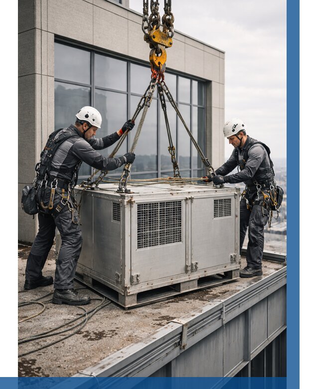 Такелажные работы на высоте в Лиски от 8753 р. | ВЫСОТНИК-Лск