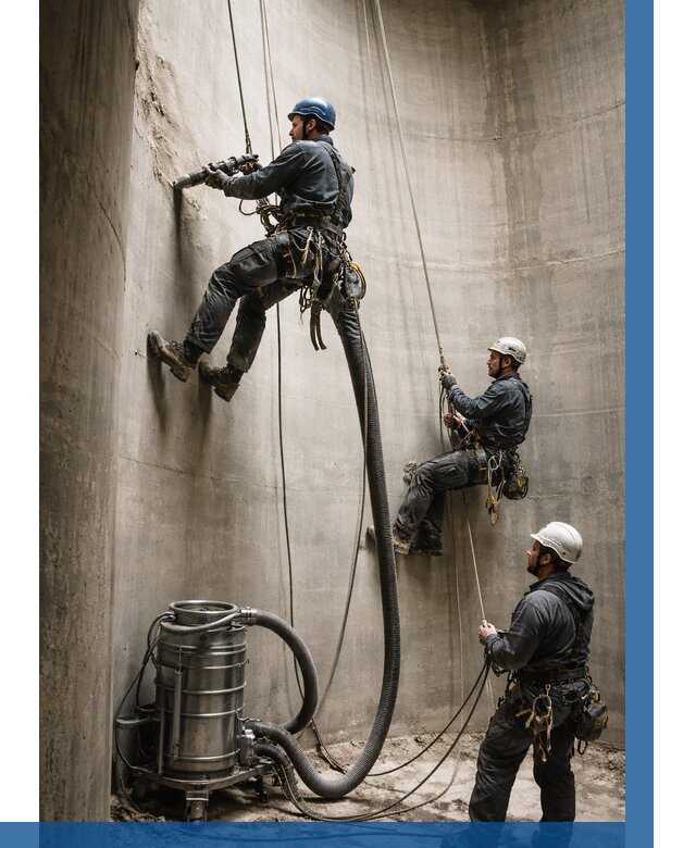 Зачистка силосов в Лиски от 4923 р. Договор и смета ВЫСОТНИК-Лск