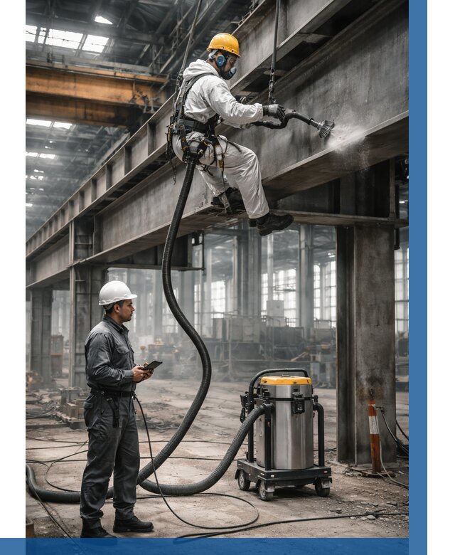 Обеспыливание конструкций в цехе в Лиски от 4595 р. | ВЫСОТНИК-Лск