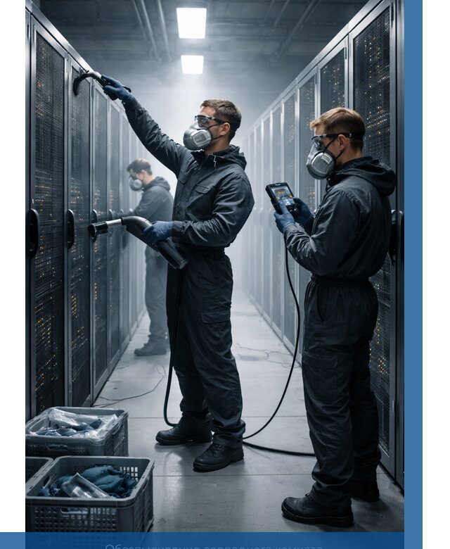 Обеспыливание серверной комнаты в Лиски от 4923 р. | ВЫСОТНИК-Лск