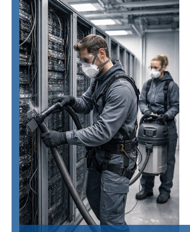 Обеспыливание серверной комнаты в Лиски, профессиональная очистка