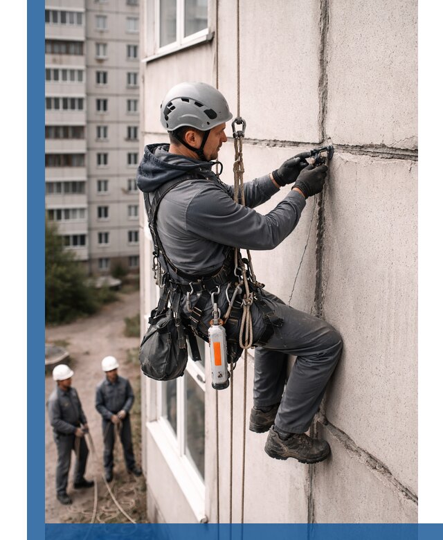 Обследование межпанельных швов и герметизация в Лиски