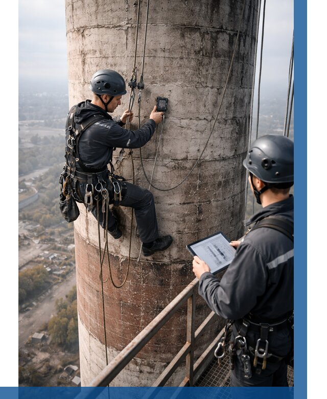 Обследование дымовой трубы в Лиски от 8753 р. | ВЫСОТНИК-Лск