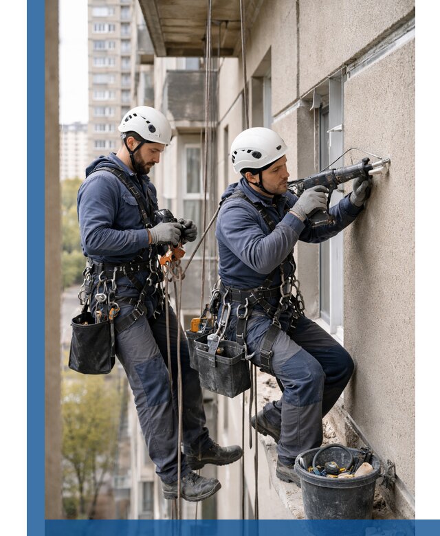 Промышленные альпинисты высотные работы и монтаж в Лиски